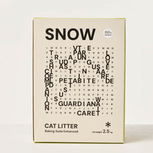 Front of a Snow cassava cat litter box