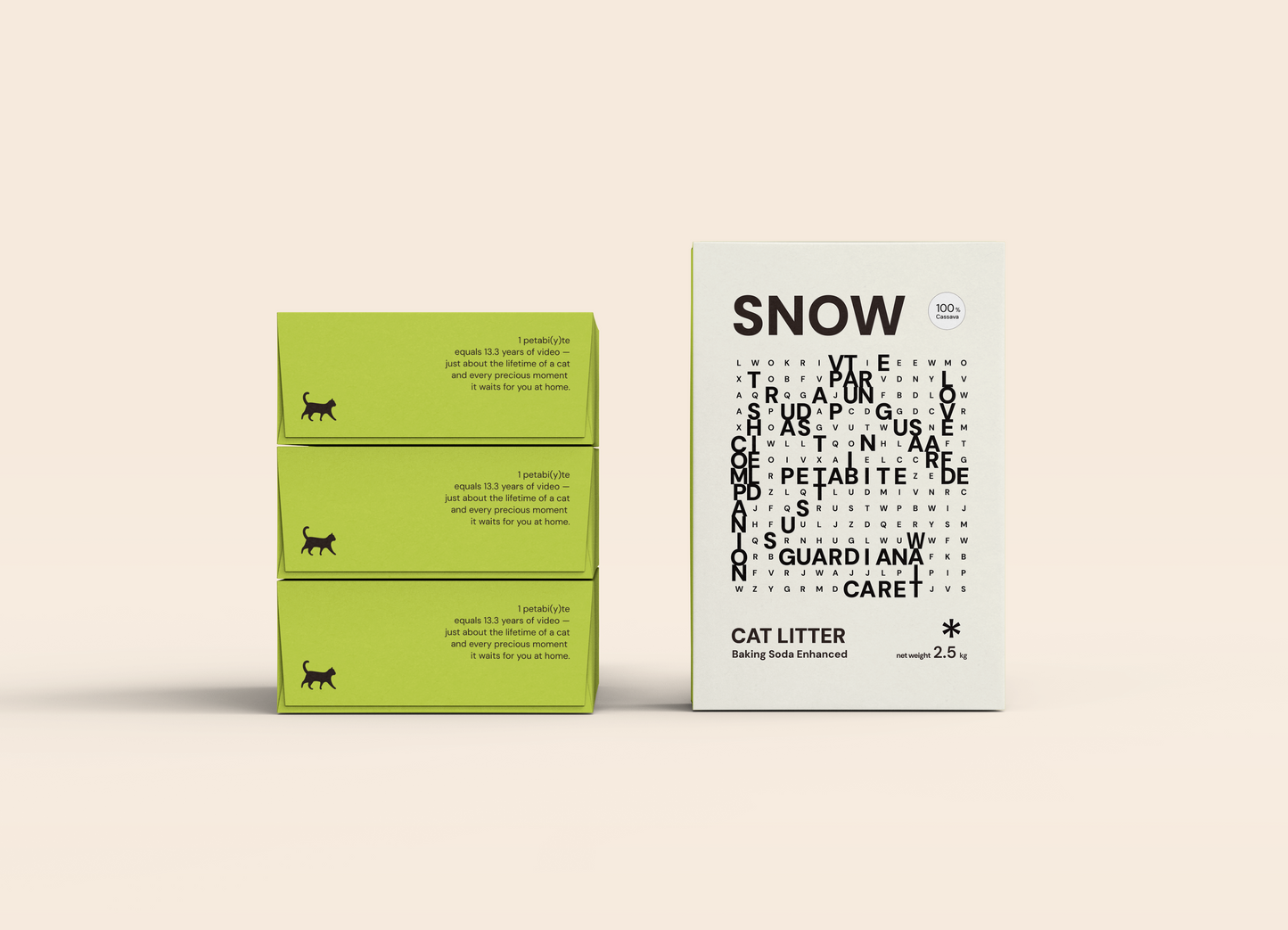 Snow Cat Litter - Pure Cassava